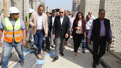 محافظ الجيزة يتابع إنشاء لسوق السمك الحضاري بالمنيب