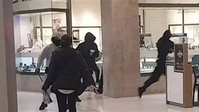 سطو مسلح على محل مجوهرات في وضح النهار.. فيديو