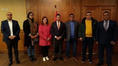 وزير الرياضة يلتقى مسئولى الاتحاد الدولى للبوتشا لبحث استعدادات استضافة مصر للبطولة الإفريقية