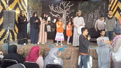 مركز شباب أم دومة يستقبل مسرح أندية السكان