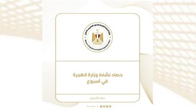حصاد وزارة الهجرة في أسبوع (إنفوجراف)