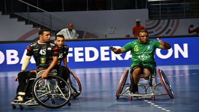 البرازيل تلحق بمصر الخسارة الأولى في مونديال كرة اليد للكراسي المتحركة