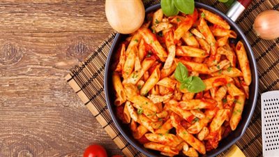 طريقة عمل باستا بالريد صوص الحار زي المطاعم