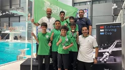 طفل سعدوي يحصد ذهبية الغطس الدولية في هولندا