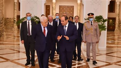أبومازن: نشكر مصر على دورها التاريخى فى دعم القضية الفلسطينية.. وتحقيق المصالحة