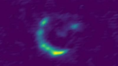 Shahid شاهد.. مجرة مخفية تظهر لأول مرة في الفضاء باستخدام نظرية أينشتاين