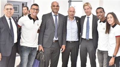 رئيس الأولمبية الدولية يزور مدينة مصر الأولمبية بالعاصمة الإدارية الجديدة