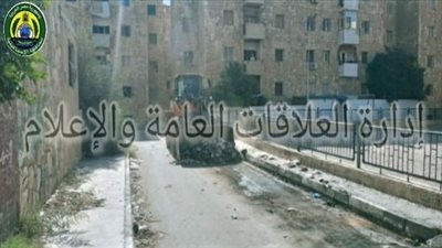 الإسماعيلية: رفع القمامة والأتربة من شوارع حي ثالث