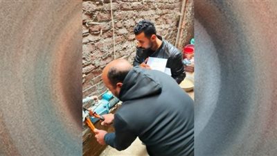 استمرار رفع وصلات المياه المخالفة والعدادات المعطلة بالشرقية