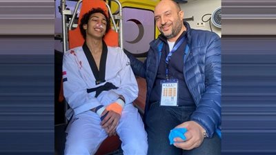 مصطفى فرج يحصل على ذهبية بطولة مصر الدولية للتايكوندو