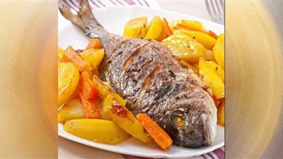 طريقة تحضير صينية سمك بالبطاطس للرجيم