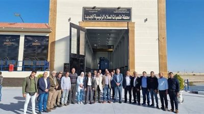 تنفيذ محطة السلام ضمن منظومة معالجة مياه مصرف بحر البقر