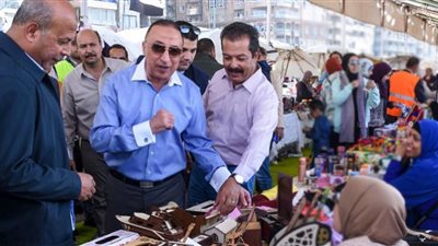 محافظ الإسكندرية: بجبر بخاطر ذوى الهمم لأصحاب الحرف اليدوية