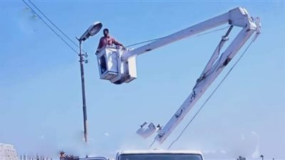 الإسماعيلية تتابع أعمال الإنارة العامة ورفع المخلفات بالتل الكبير