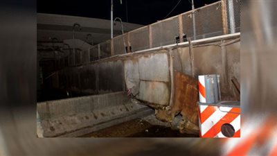 سقوط كوبرى مشاة 