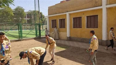 معسكر لفريق الجوالة بمركز شباب المدمر بطما