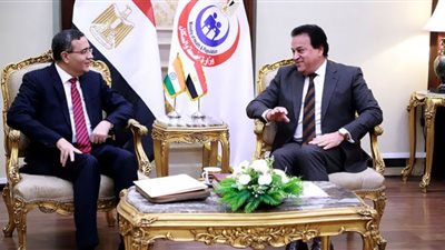 وزير الصحة يبحث مع سفير الهند التعاون بالقطاع الصحي