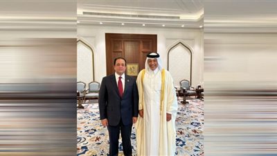 علاء عابد يلتقي رئيس مجلس الشوري القطري