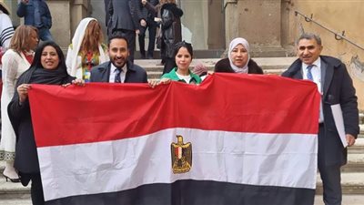 تكريم أعضاء اتحاد العمال المصريين فى إيطاليا باحتفالية اكسبو روما.. صور