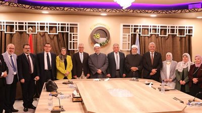 رئيس جامعة الأزهر يستقبل فريق ضمان الجودة لمراجعة برنامج أصول الدين