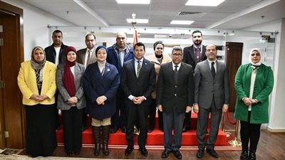 وزير الرياضة يُناقش أخر مستجدات الشبكة المعلوماتية الشبابية والرياضية