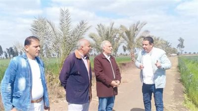 عبدالعال يتفقد محطة البحوث الزراعية بالجميزة
