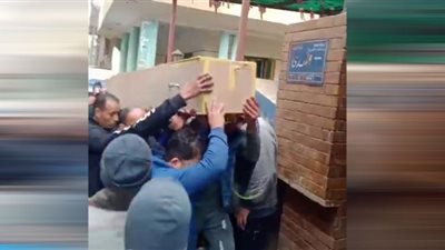 تشييع جثمان المصري المتوفى بسبب 