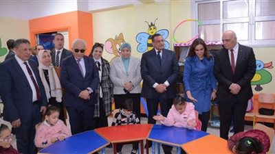 وزيرا التنمية والتعليم يتفقدان مدرسة النور للمكفوفين بدمنهور