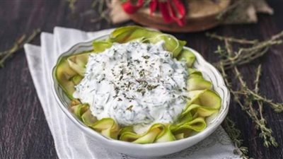 تحميك من الأمراض| طريقة عمل سلطة كوسا بالزبادي