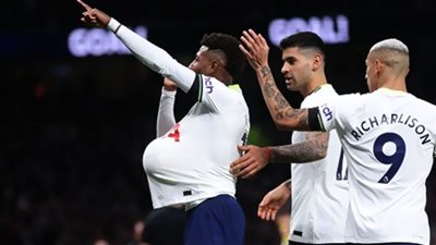 توتنهام يٌسجل الهدف الأول في شباك وست هام يونايتد