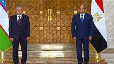 رسائل السيسي خلال توقيع مذكرات التفاهم مع رئيس أوزبكستان