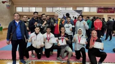 جامعة طنطا تحصد 5 ميداليات في الكونغ فو ببطولة الجامعات