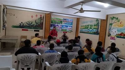 ندوة تعريفية عن دور الرياضة وتأثيرها على المجتمع بمركز شباب البطاخ بالمراغة