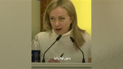 انقطاع الكهرباء خلال مؤتمر صحفي بين زيلينسكي وميلوني في كييف (شاهد)