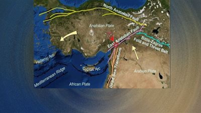 معهد البحوث الفلكية يكشف تأثر مصر بالصدع الأناضولي