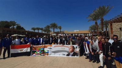 رؤساء الجامعات المصرية والطلاب الوافدون يشاركون في مسيرة 