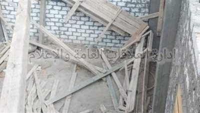 وقف أعمال صبة خرسانية من دون ترخيص بمدينة أبو صوير بالإسماعيلية