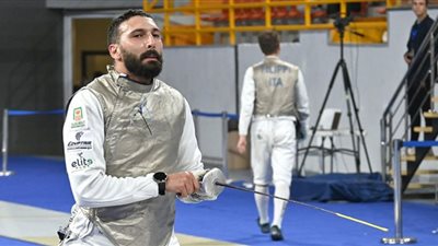 علاء أبو القاسم يتأهل لربع نهائي كأس العالم لسلاح الشيش