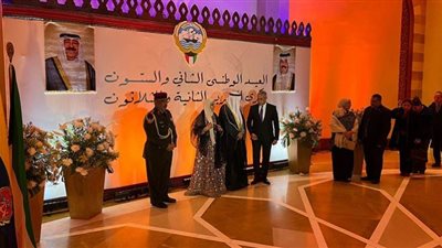 وزير القوى العاملة يشارك السفارة الكويتية بالقاهرة احتفالها بالعيد الوطني الـ62 (صور)
