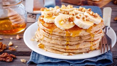 صحية ولذيذة| طريقة تحضير بان كيك بالموز والعسل