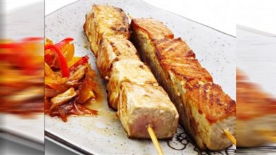 مكعبات السمك المشوي للرجيم