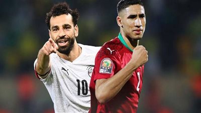 ترتيب أشرف حكيمي وصلاح في the best