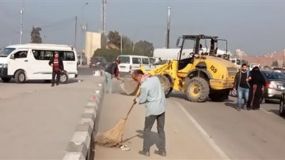 رفع 450 طن قمامة وأتربة من شوارع وميادين المنصورة