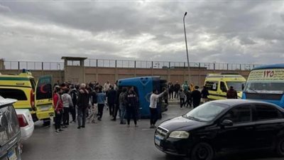 إصابة شخصين في حادث تصادم أعلي دائري المنيب