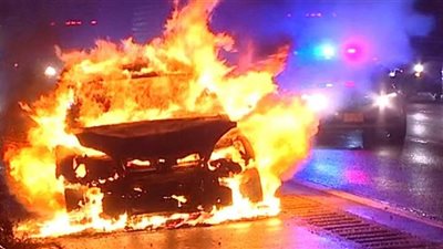 السيطرة على حريق سيارة ملاكي في التجمع