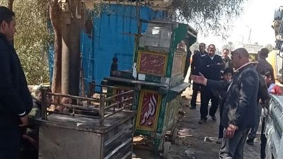 حملة مكبرة لرفع الإشغالات والأكشاك المخالفة بطامية في الفيوم