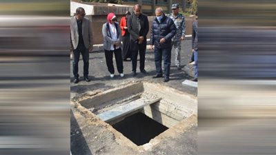 محافظ القليوبية يتابع أعمال رصف محور الباسوسية