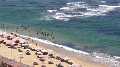 الاسكندرية تعيش طقس شتوى رائع رغم انف امشير