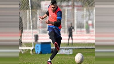 تدريبات إضافية بالتسديد على المرمى لثلاثي الزمالك