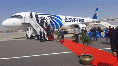 مصر للطيران تحتفل بطائرتها الأولى من طراز إيرباص 321 نيو A321neo
